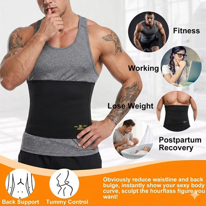 Breathable Abdominal Compression Belt – Waist Support for Fitness & Running