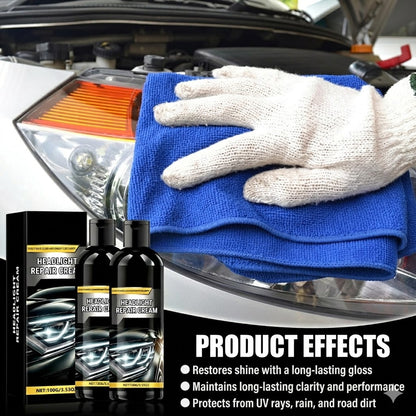 Headlight Repair Paste – Anti-Yellowing & Polishing Restorer