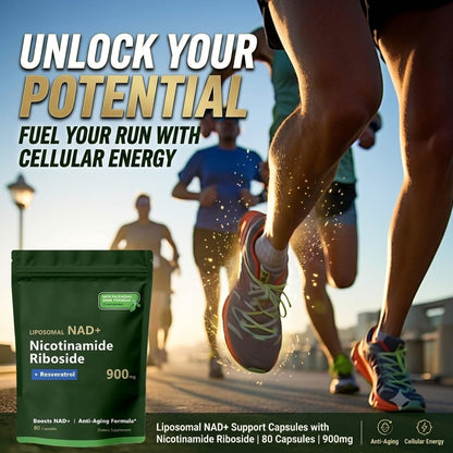 Liposomal NAD+ Support Capsules with Nicotinamide Riboside