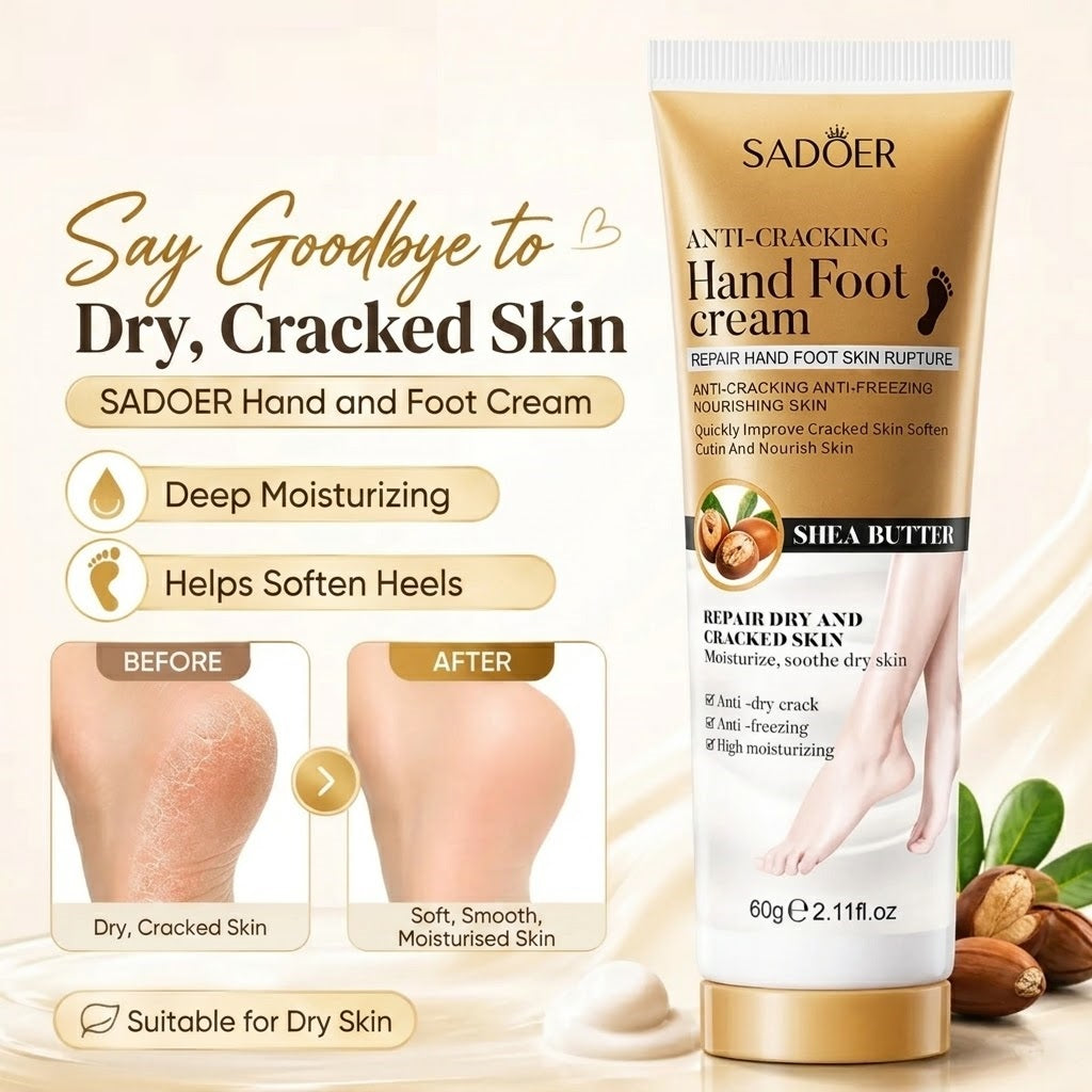 Organic Herbal Foot Cream – Deep Moisturizing Care for Dry Feet & Heels
