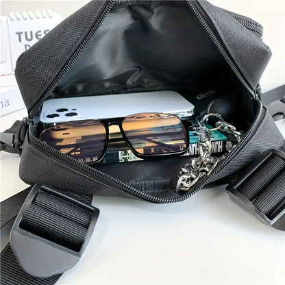 Black Tactical Chest Bag – Compact, Durable & Ready for Action