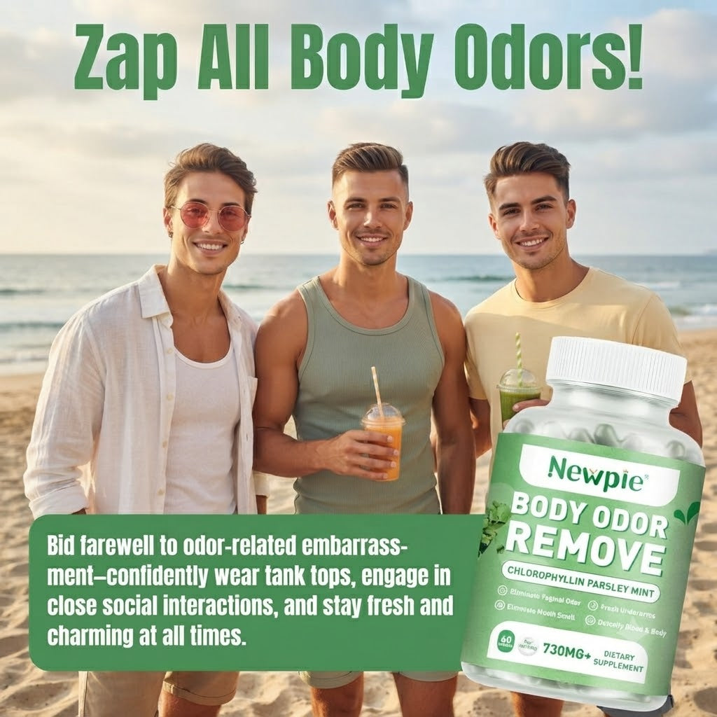 Chlorophyll Full Body Odor Remove Supplement for Adults