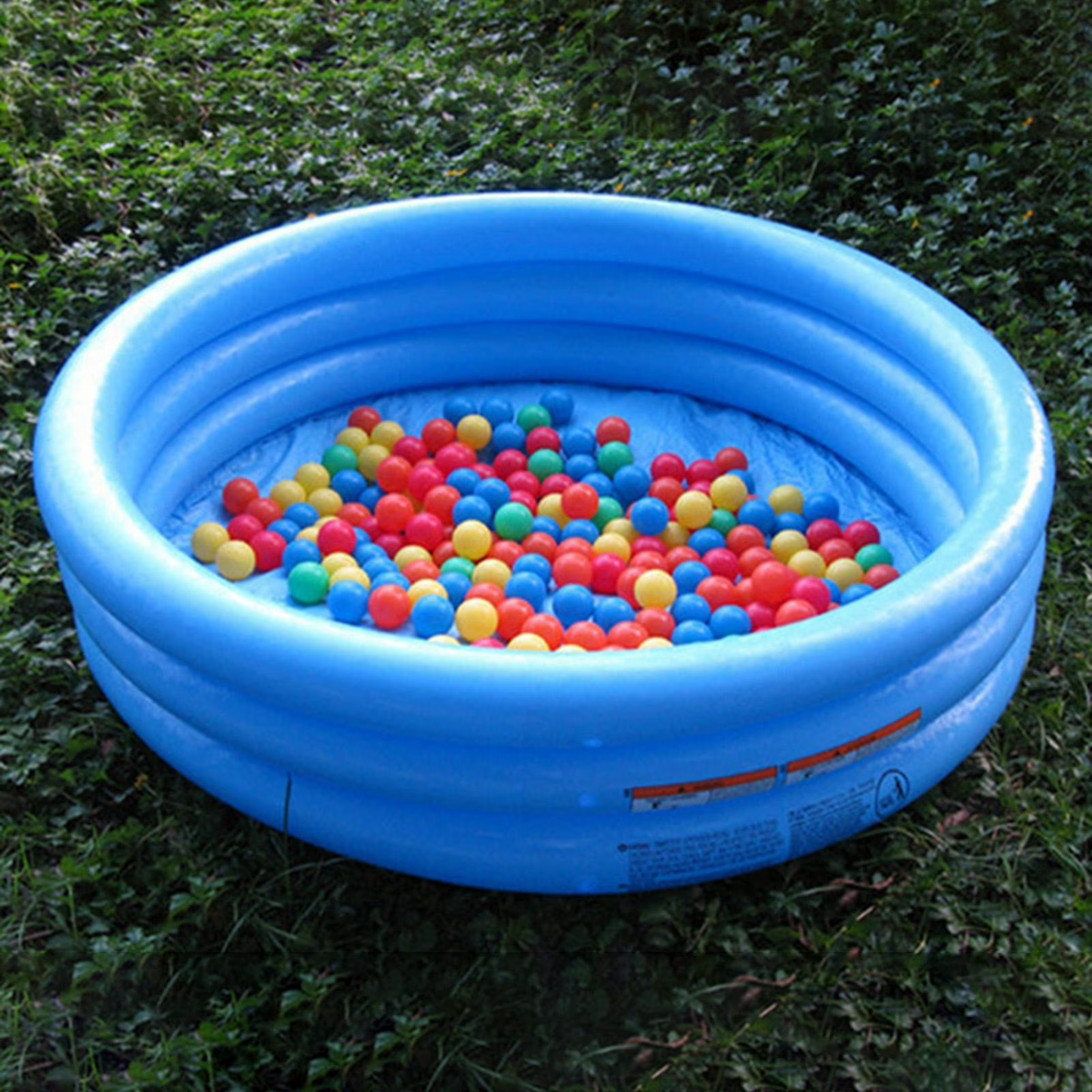 Inflatable Kiddie Pool – 3-Ring Portable Summer Fun Pool