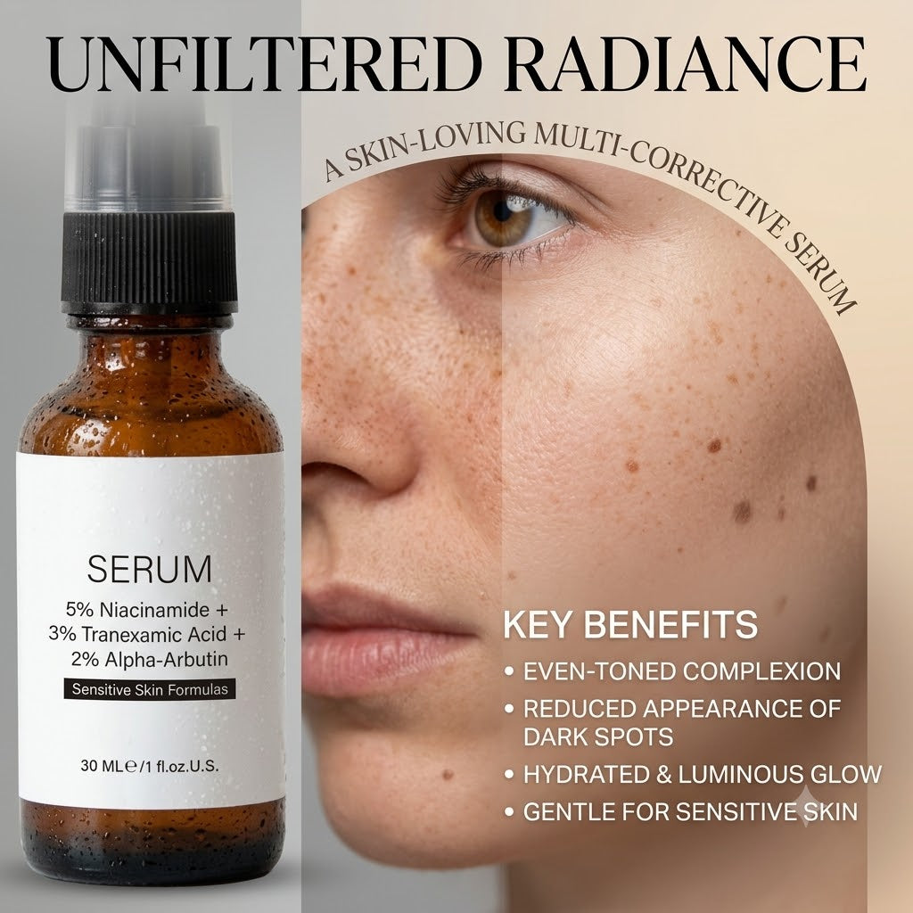 Niacinamide Hydrating Brightening Toner with Hyaluronic Acid & Glycolic Acid