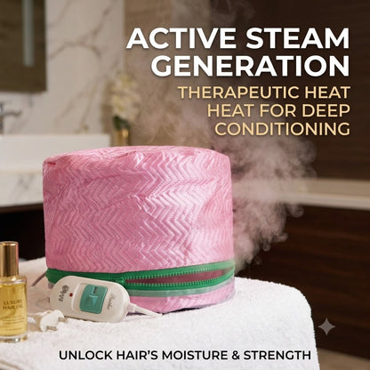Electric Hair Steamer Heating Cap for Deep Conditioning