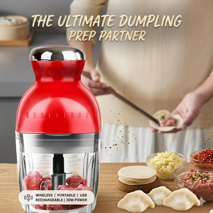Mini Electric Garlic Masher – Wireless Food Chopper & Grinder