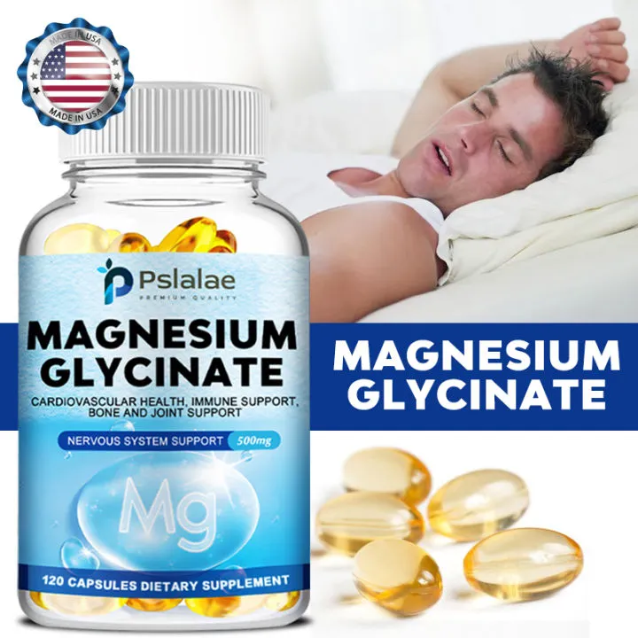 Magnesium Glycinate Softgels – Sleep & Relaxation Support (500mg)