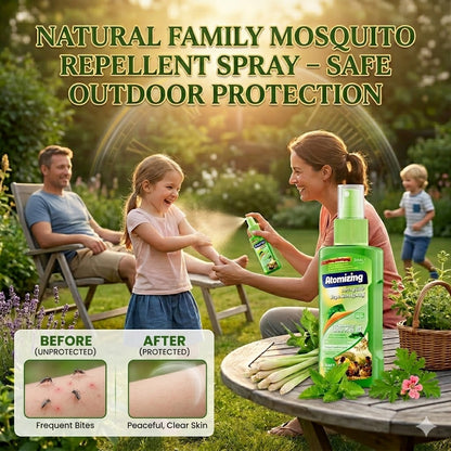 Natural Family Mosquito Repellent Spray – Safe Outdoor Protection