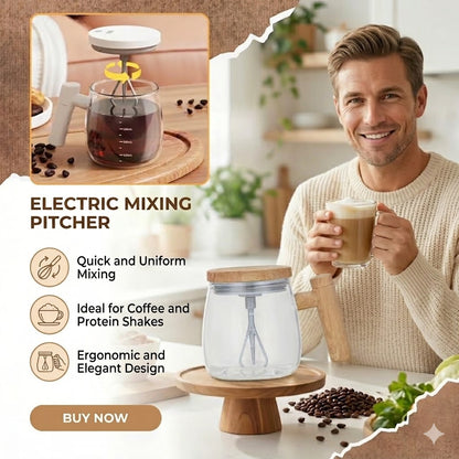 Electric Self-Stirring Mug – Rechargeable Type-C Protein & Coffee Mixing Cup