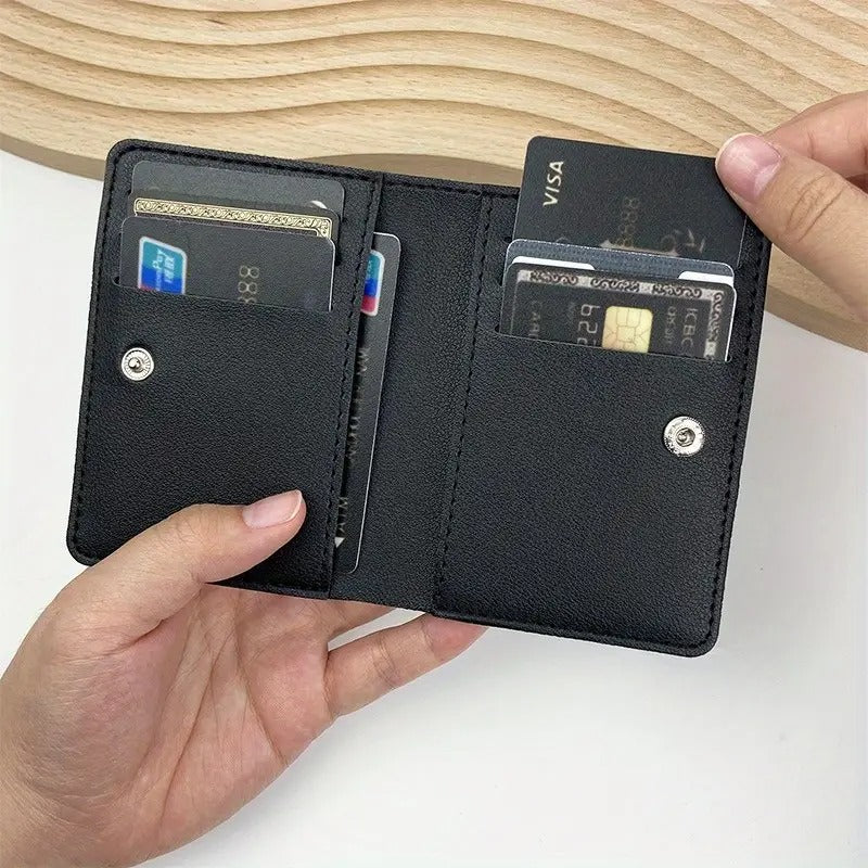 Geometric Waterproof Soft Leather Wallet