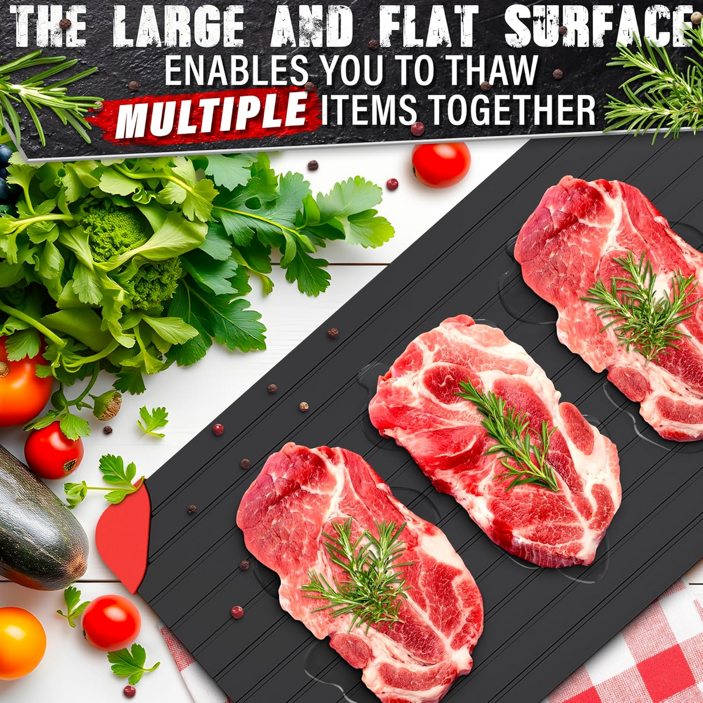 Quick Defrosting Tray – Fast Thawing Plate for Frozen Food