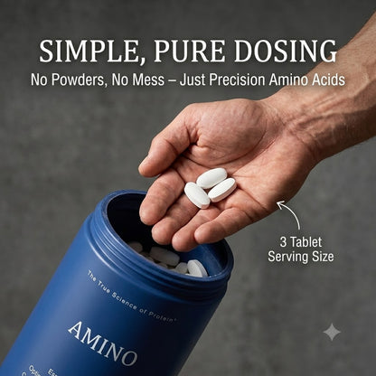 Essential Amino Acids Tablets – 600 Count Daily Dietary Supplement