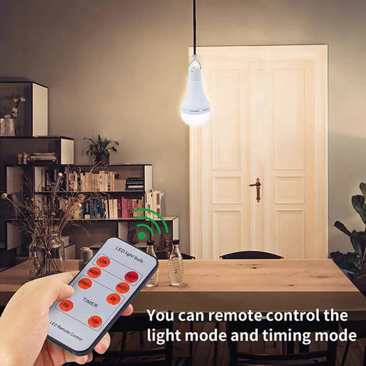 Portable Rechargeable LED Light Bulb – Bright Outdoor Lighting