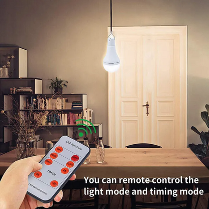 Portable Rechargeable LED Light Bulb – Bright Outdoor Lighting