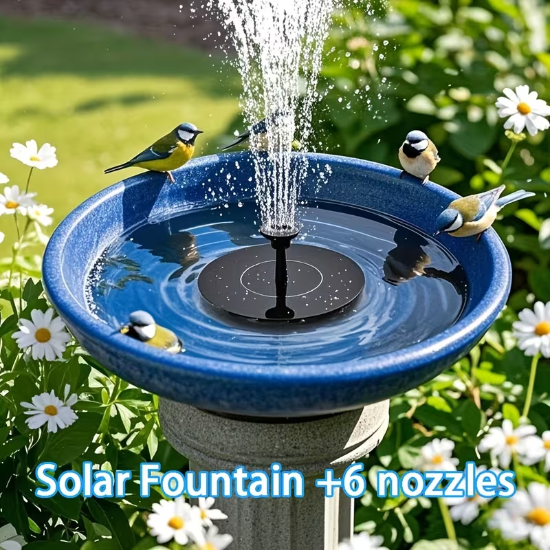 Solar Floating Bird Bath Fountain – Outdoor Garden Water Feature