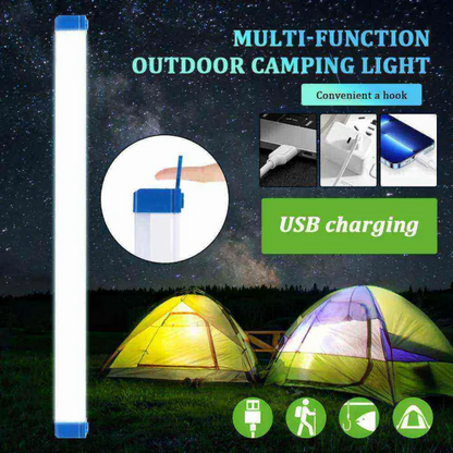 Portable LED Rechargeable Tube Camping Light Magnetic Hanging