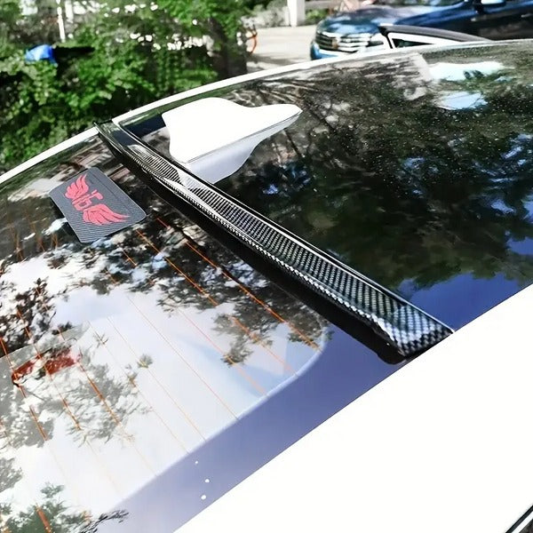 Universal Carbon Look Rubber Spoiler for Sleek Style