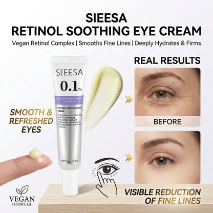 Vegan Retinol Eye Cream – Eye Repair Cream for Smooth & Refreshed Eyes