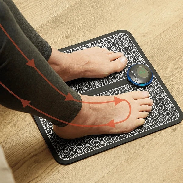 EMS Foot Massager | 8 Modes for Muscle Relaxation & Circulation