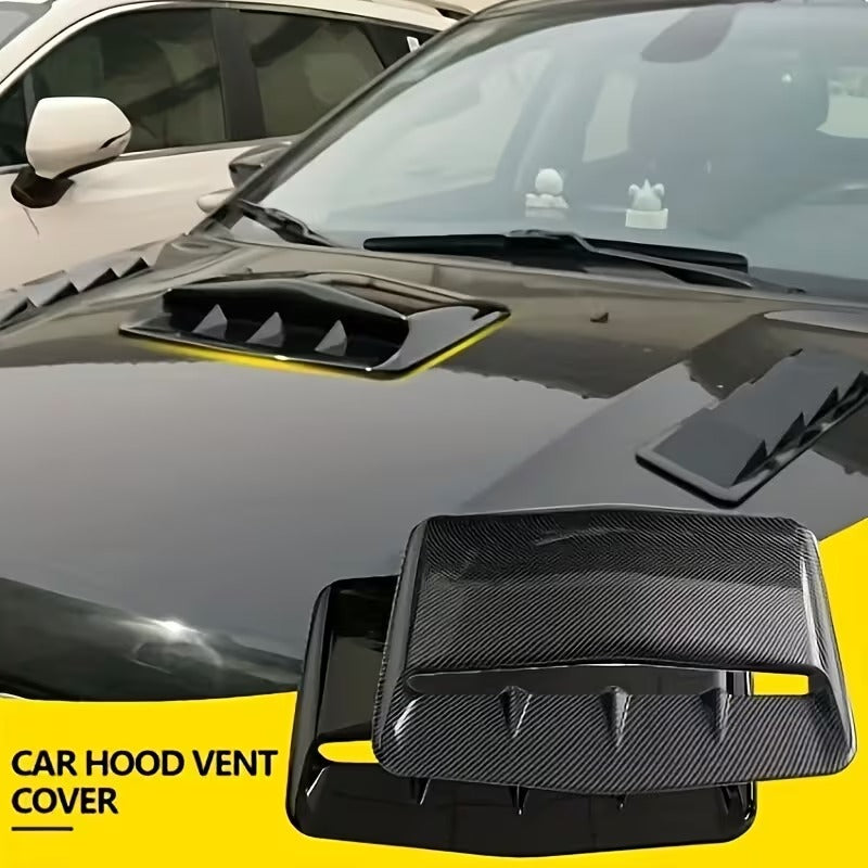Sporty Car Hood Scoop Air Flow Vent – Universal Decorative Bonnet Upgrade