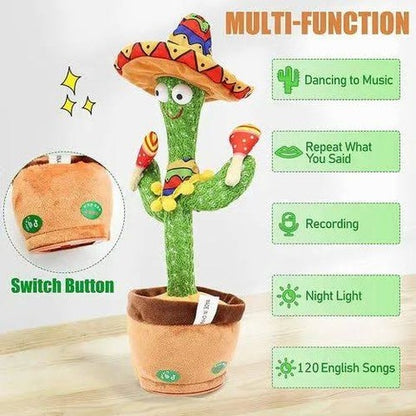Fun Kidz Dancing Cactus – Singing, Dancing & Talking Toy for Endless Fun