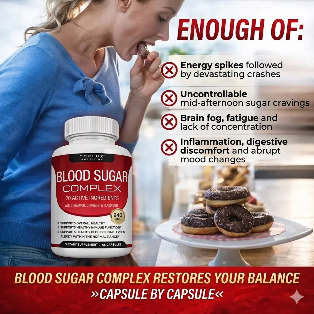 Blood Glucose Support Capsules – Herbal Balance Formula for Healthy Sugar Levels