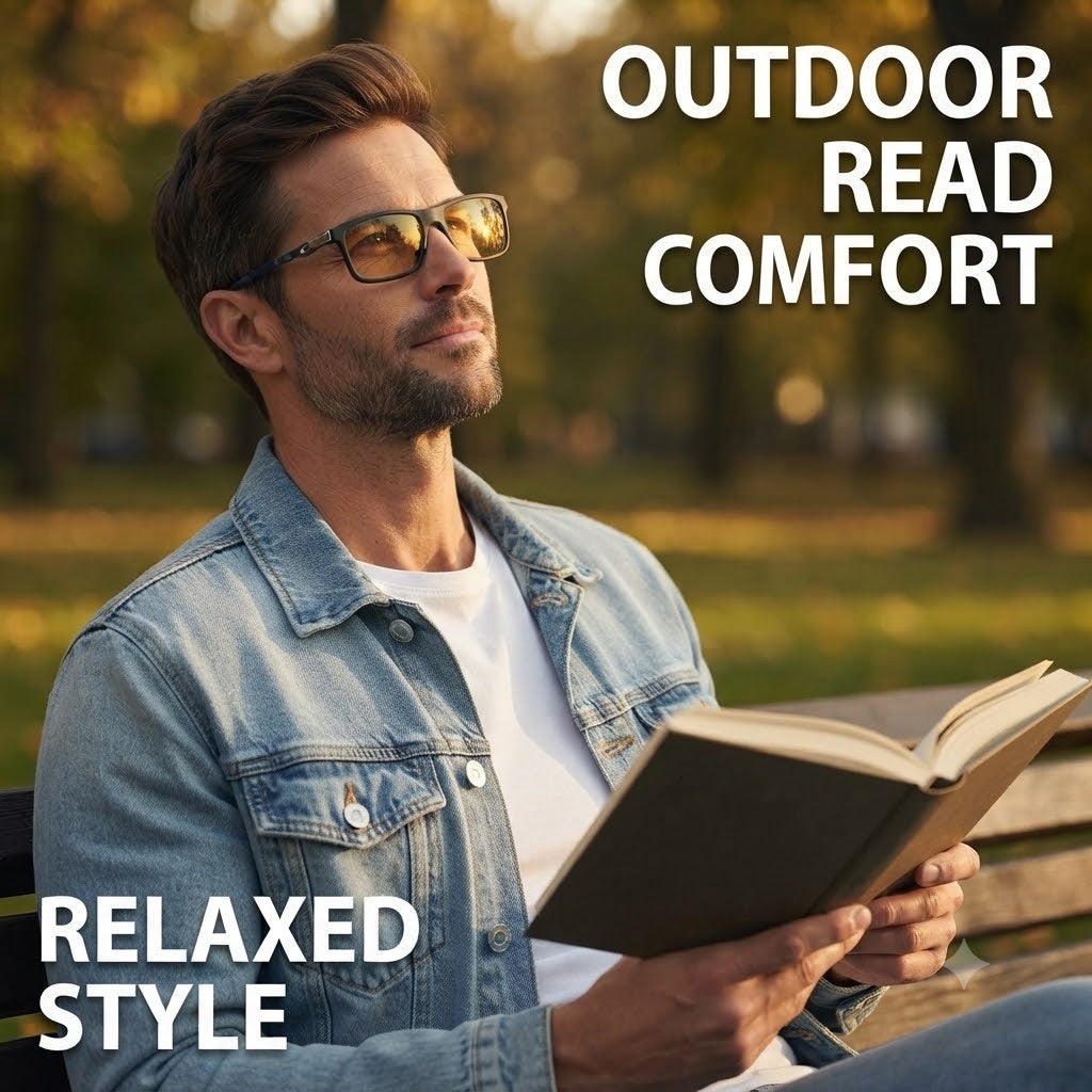 Retro Sports Reading Glasses – Anti Blue Light for Men & Women