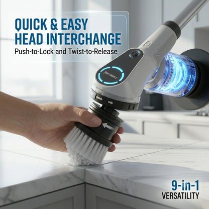 9-in-1 Wireless Electric Cleaning Brush for Kitchen & Home