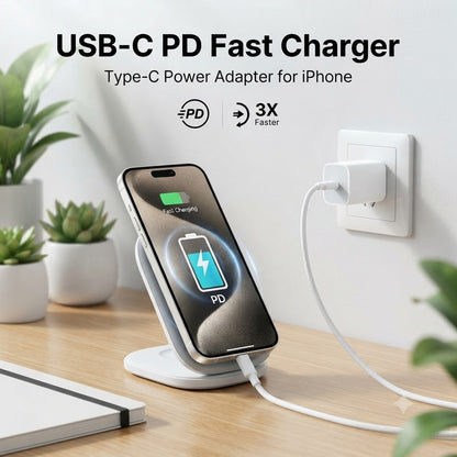 USB C PD Fast Charger – Type-C Power Adapter for iPhone