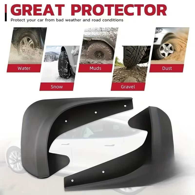 Anti-Splash Car Mud Flaps – Durable Exterior Mud Guards for All-Weather Protection
