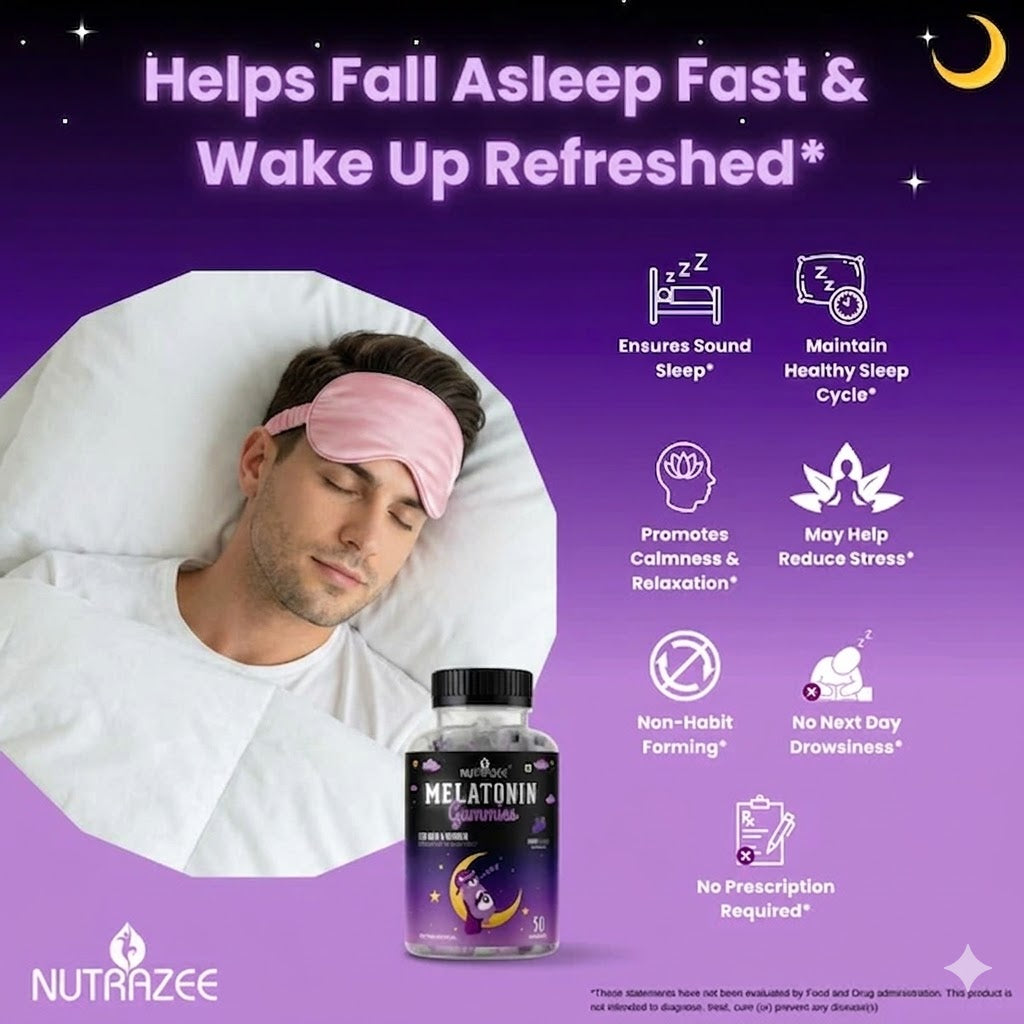 Sleep Gummies – Melatonin & Vitamin B6 Nighttime Support