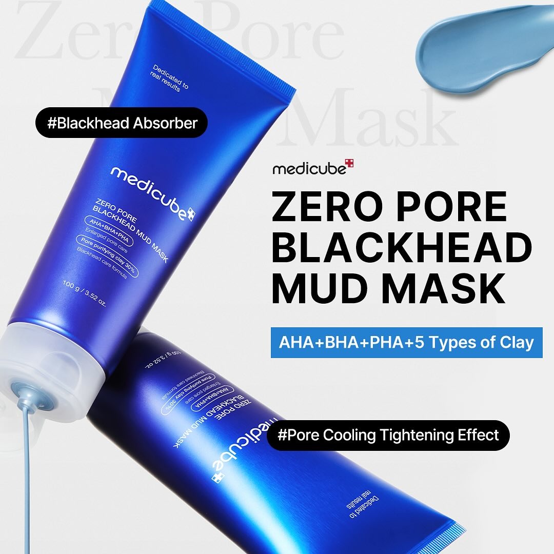 Medicube Zero Pore Blackhead Mud Mask – Deep Cleanse & Pore Care 100g