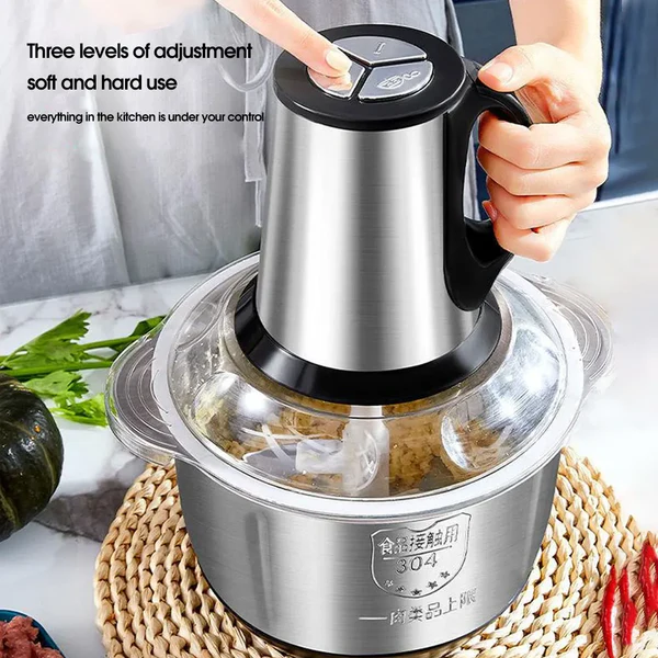 Mini Meat Grinder & Food Chopper – Heavy Duty Kitchen Processor