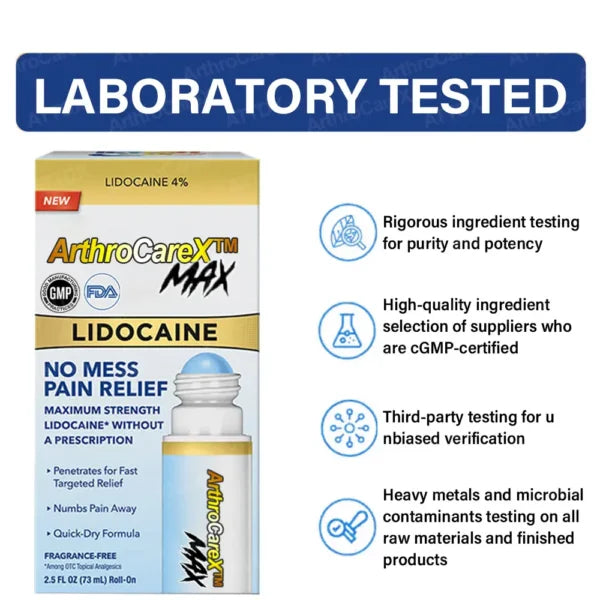 SkinMAX  Lidocaine Liquid – Maximum Strength Pain Relief