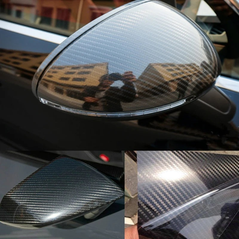 5D Carbon Fiber Car Door Sill Protector Strips