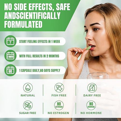 Chlorophyll Full Body Odor Remove Supplement for Adults