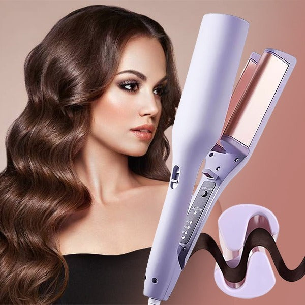 French Style 32MM Egg Roll Curling Iron – Effortless Waves with Ionic Care