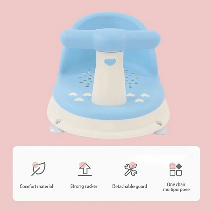Baby Bath Support Seat – Non-Slip Newborn Bathtub Stool