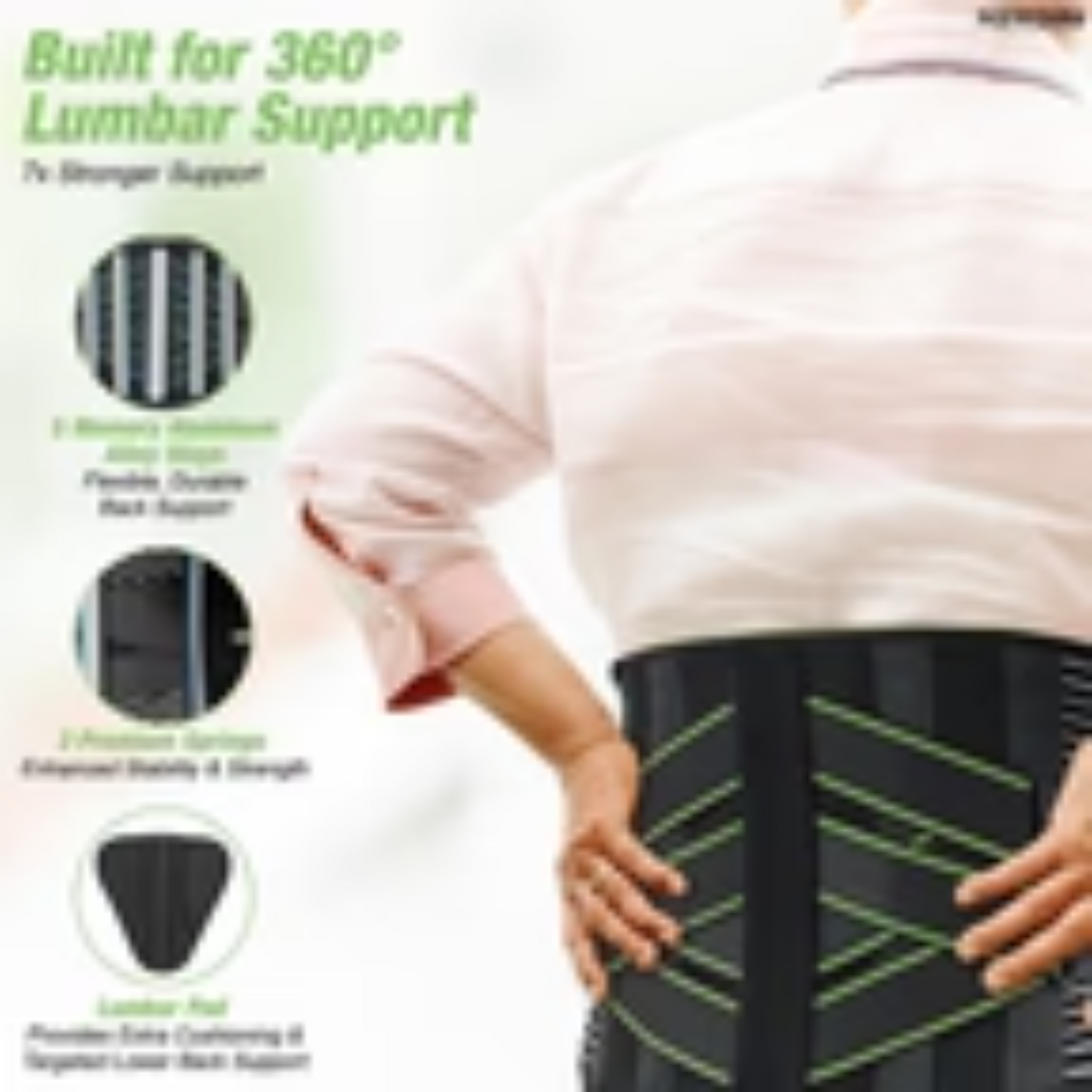 Adjustable Waist Brace – Lumbar & Lower Back Support Belt