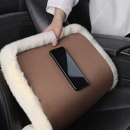 Soft Fluffy Wool Car Seat Cover – Luxurious, Non-Slip
