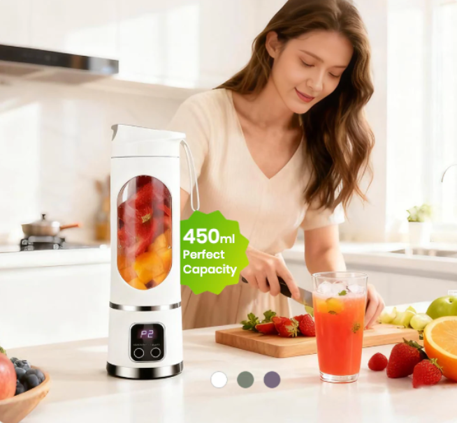 Portable Cordless Juicer — Fresh Juice Anywhere