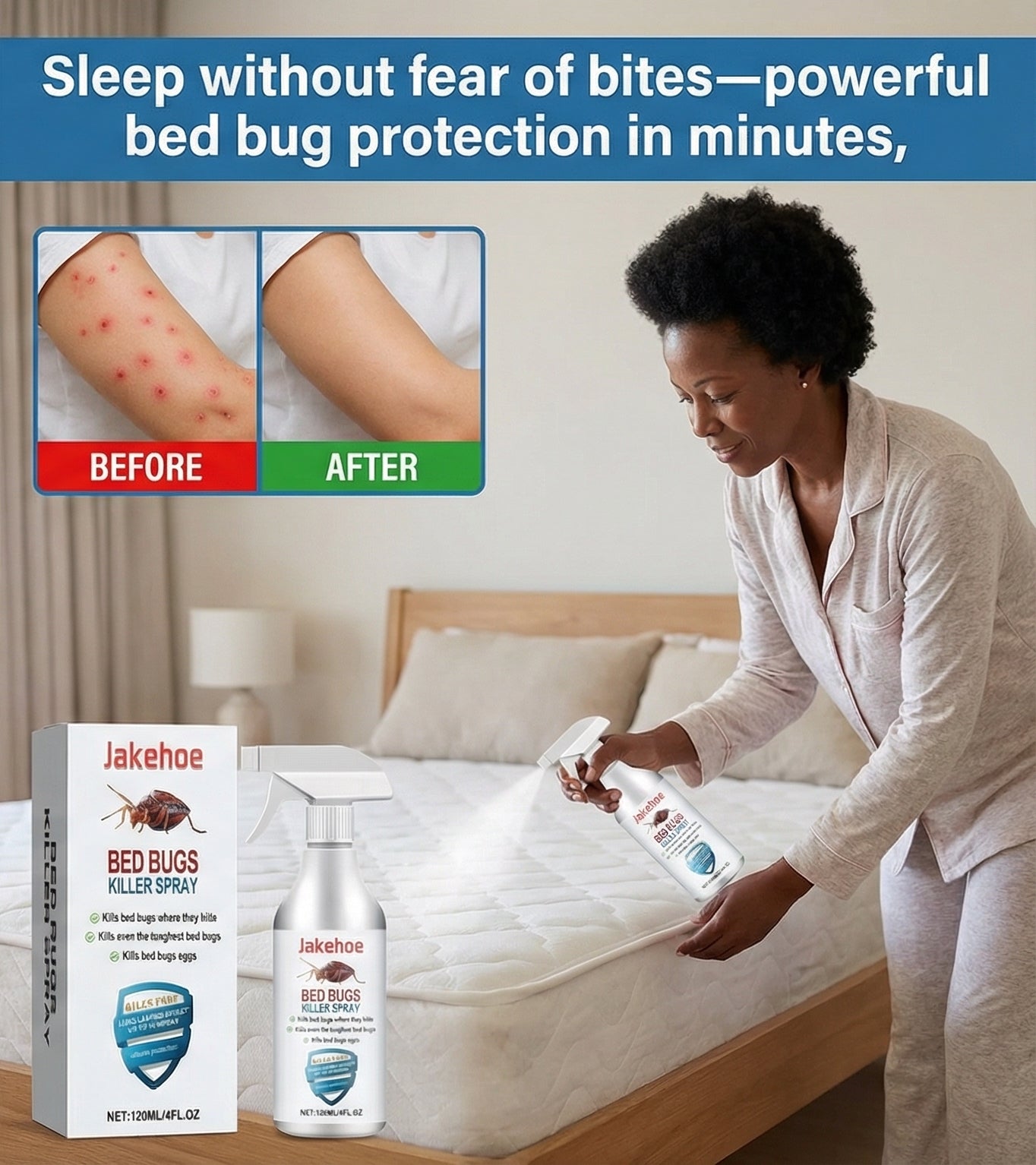Bed Bug Spray – Fast, Safe & Travel-Ready Protection