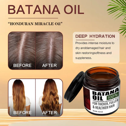 Batana Oil – Natural Hair Growth & Skin Restoration Elixir