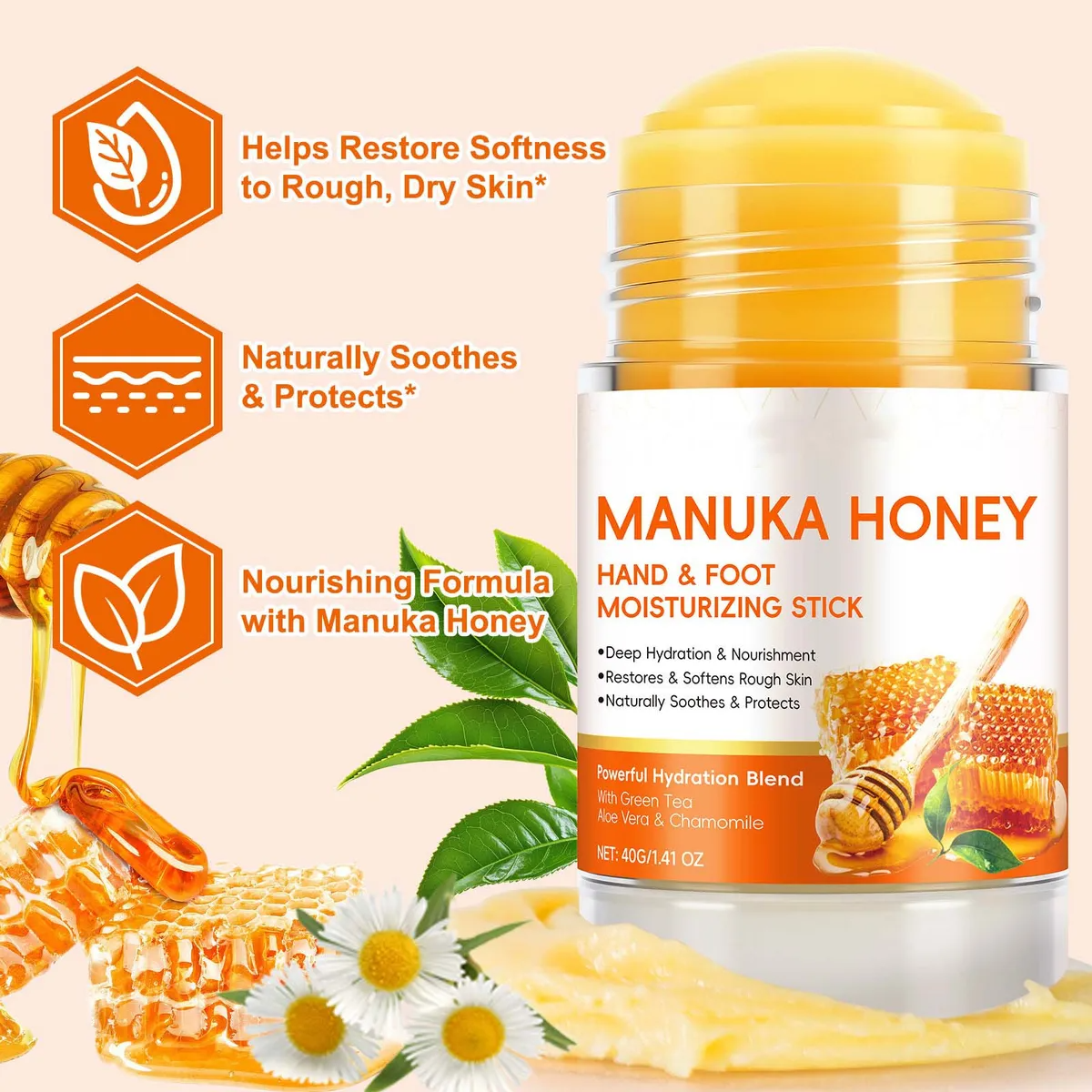 Deep Hydration Hand & Foot Balm Stick – Moisturizing Heel Care