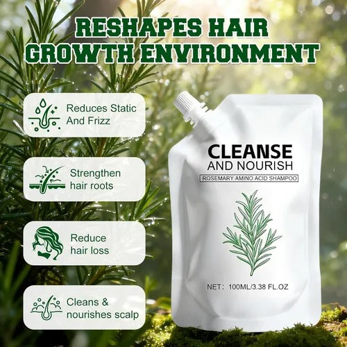 Cleanse & Nourish Rosemary Shampoo