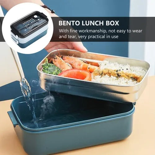 3-Layer Bento Lunch Box –  Microwave Heating