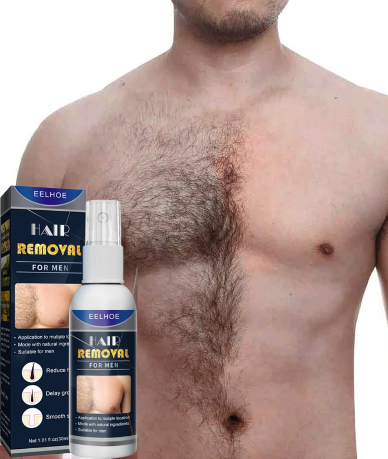 Body Hair Removal Spray