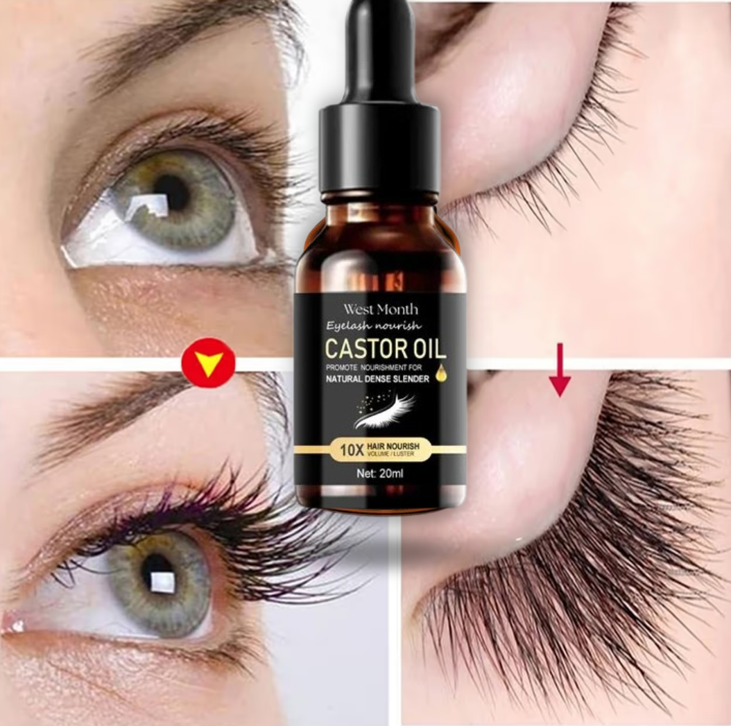 Castor™ Oil Eyelash, Eyebrow and Hair Growth Serum