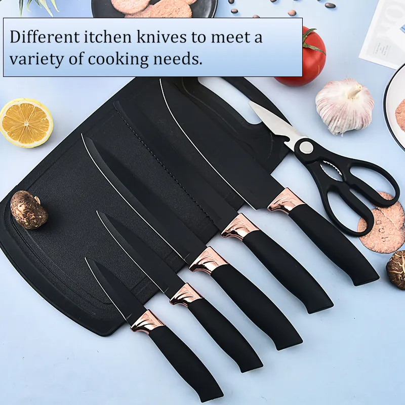 19-Piece Silicone Mold & Plastic Knife Set Kitchen Cutting Tool Kit