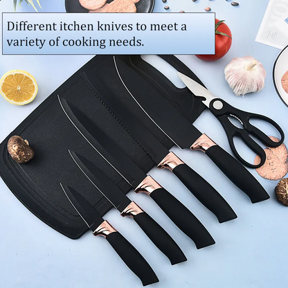 19-Piece Silicone Mold & Plastic Knife Set Kitchen Cutting Tool Kit